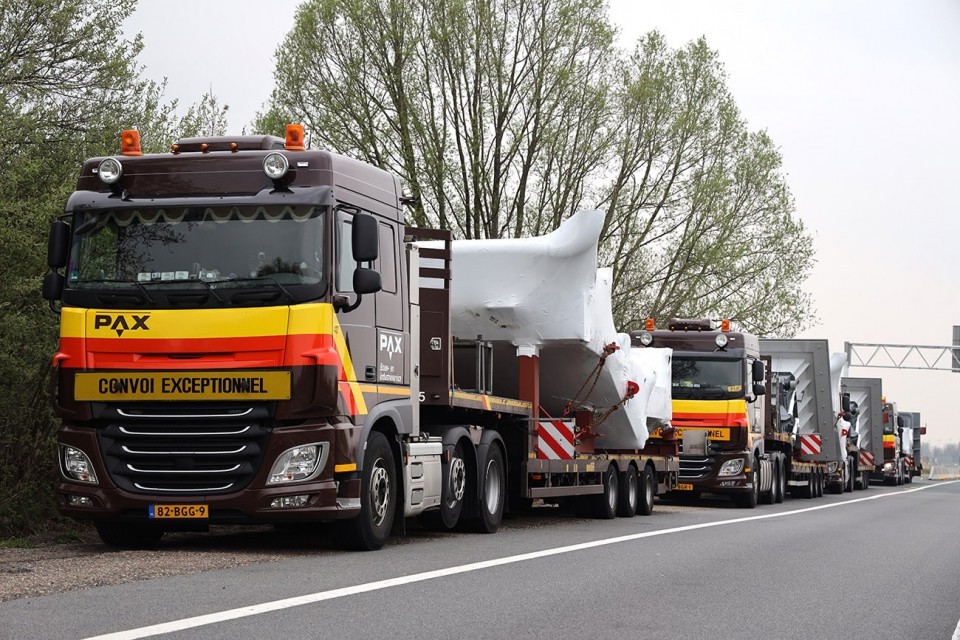 PAX Groep vervoert ingepakte lading