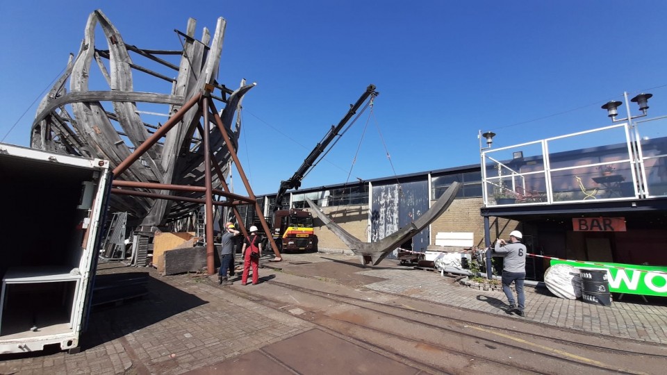 scheemda schip wrak rotterdam